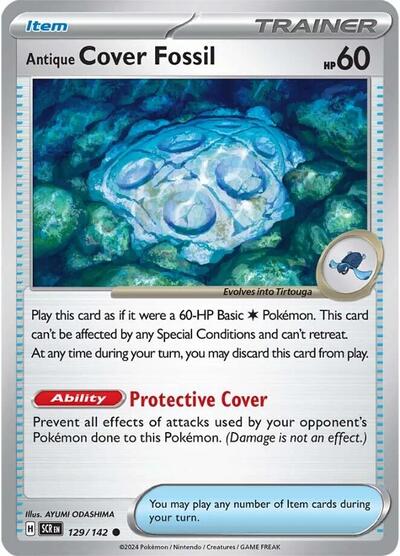 SCR: Antique Cover Fossil (Reverse Holofoil)