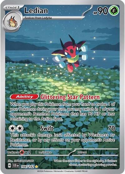 SCR: Ledian - 144/142 (Holofoil)