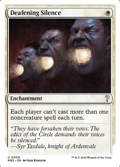MB2: Deafening Silence (White Border)