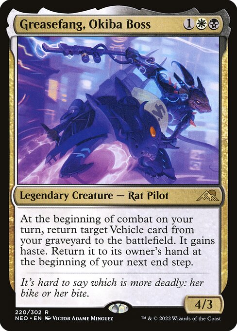 NEO: Greasefang, Okiba Boss