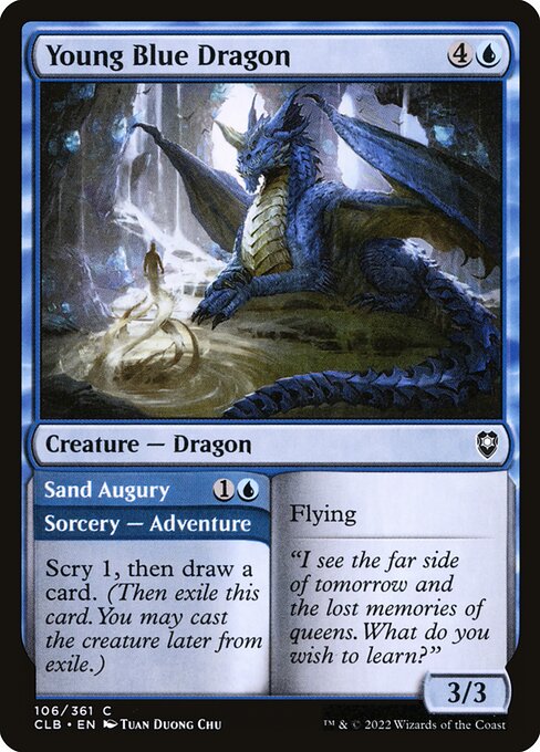 CLB: Young Blue Dragon (Foil)
