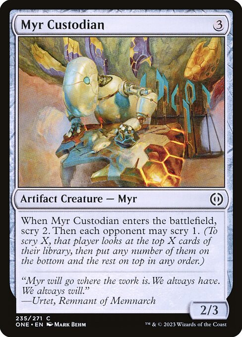 ONE: Myr Custodian (Foil)