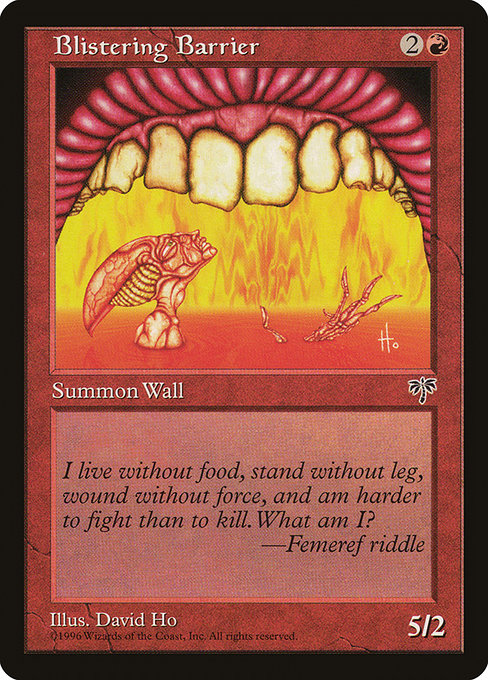 MIR: Blistering Barrier