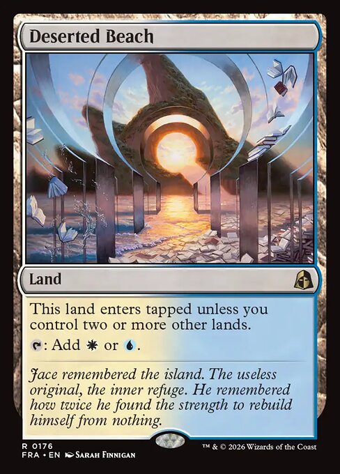 FRA: Deserted Beach (Foil)