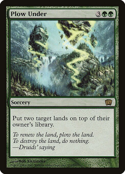 8ED: Plow Under (Foil)