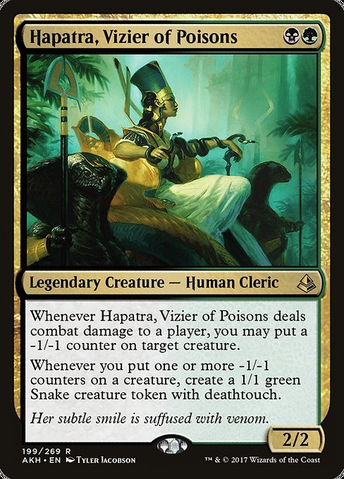 AKH: Hapatra, Vizier of Poisons (Foil)