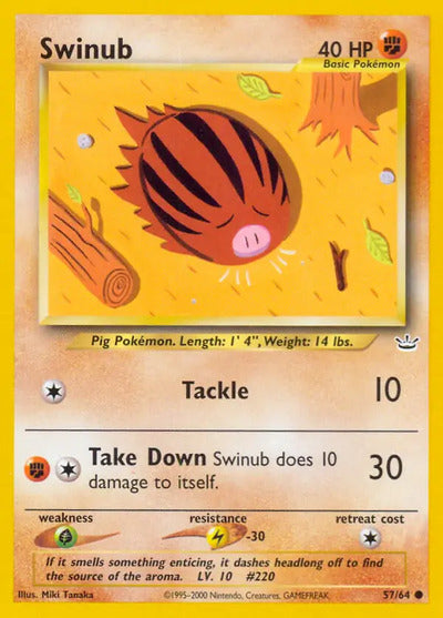 Swinub 57/64 Unlimited Neo Revelation