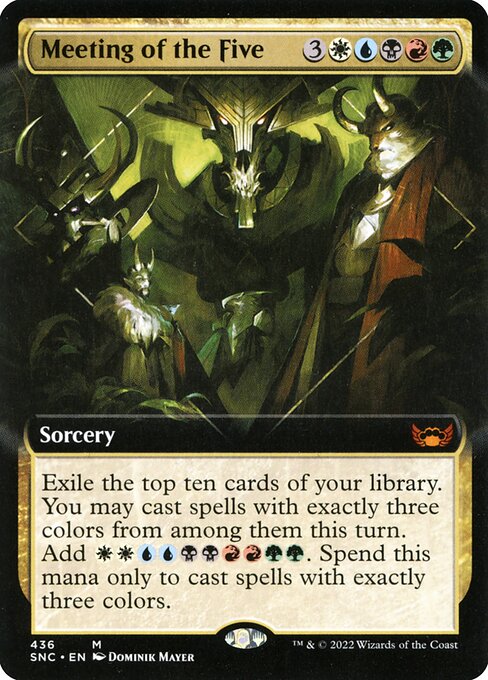 SNC: Meeting of the Five (Extended Art) (Foil)