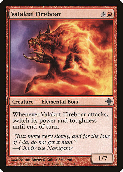 ROE: Valakut Fireboar (Foil)