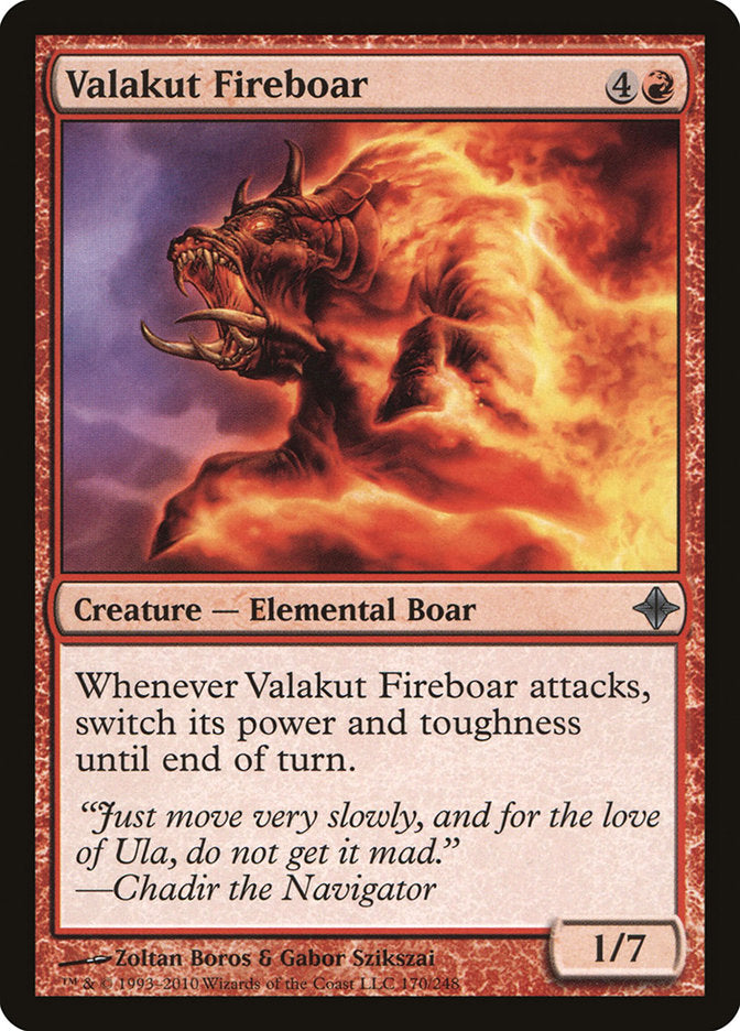 Valakut Fireboar [Foil] :: ROE