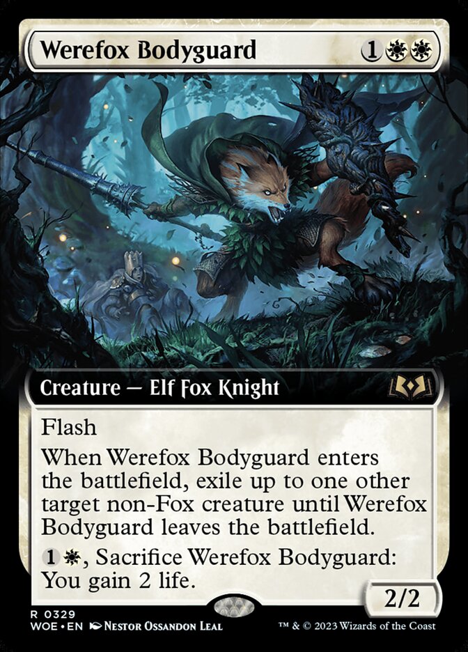 Werefox Bodyguard (Extended Art) [Foil] :: WOE