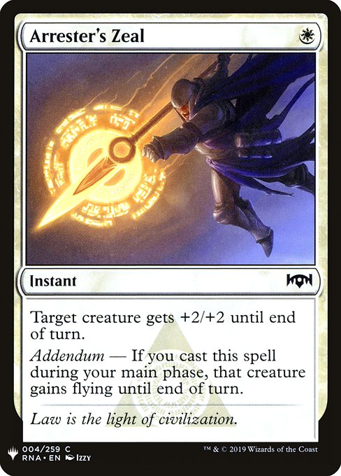 PLST: Arrester's Zeal