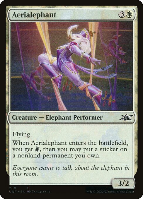 UNF: Aerialephant (Galaxy Foil)