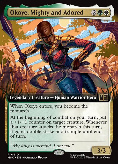 MSC: Okoye, Mighty and Adored (Extended Art)