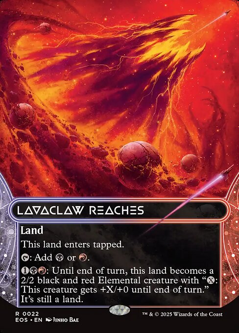 EOS: Lavaclaw Reaches (0022) (Borderless) (Foil)