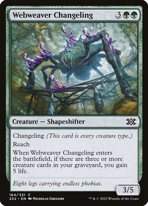 2X2: Webweaver Changeling (Foil)