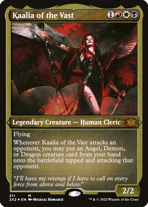 2X2: Kaalia of the Vast (Foil Etched)