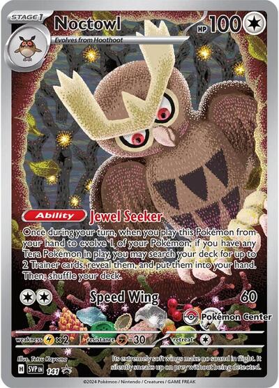 SVP: Noctowl - 141 (Pokemon Center Exclusive) (Holofoil)