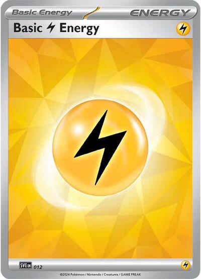 SVE: Basic Lightning Energy - 012 (Holofoil)