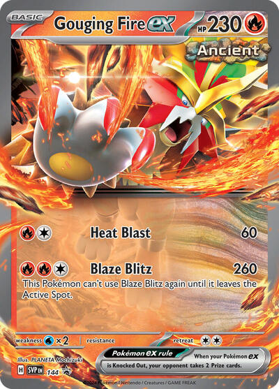 SVP: Gouging Fire ex - 144 (Holofoil)