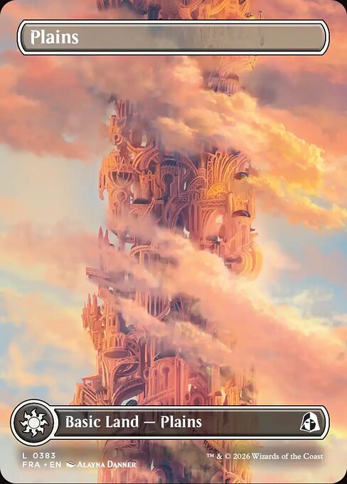 FRA: Plains (Borderless) (0383) (Foil)