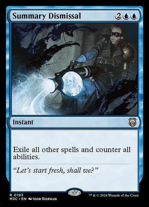M3C: Summary Dismissal (Foil)