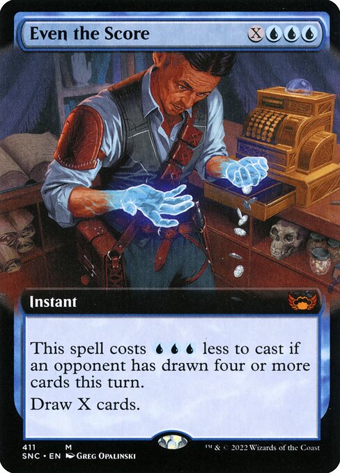 SNC: Even the Score (Extended Art) (Foil)