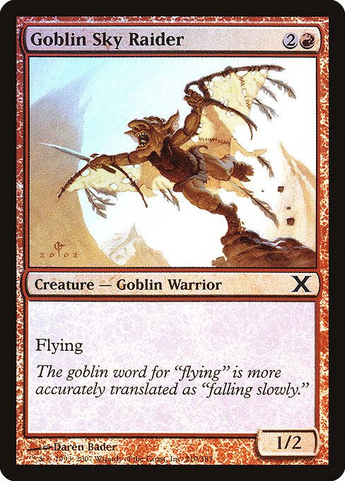 10E: Goblin Sky Raider (Foil)
