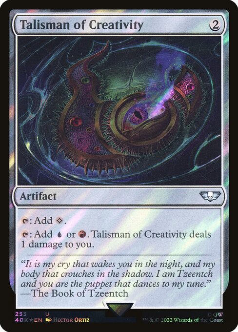 40K: Talisman of Creativity (Surge Foil)