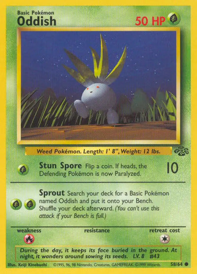 Oddish 58/64 Unlimited Jungle