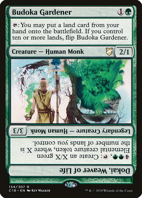 C18: Budoka Gardener // Dokai, Weaver of Life