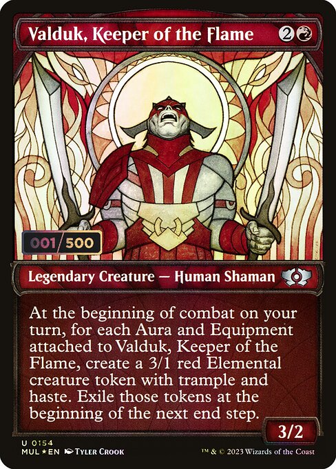 MUL: Valduk, Keeper of the Flame (Serial Numbered) (Foil)