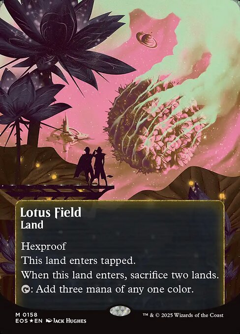 EOS: Lotus Field (0158) (Borderless) (Galaxy Foil)