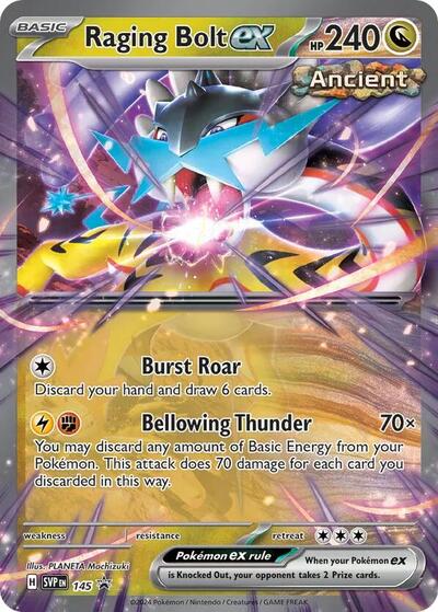 SVP: Raging Bolt ex - 145 (Holofoil)