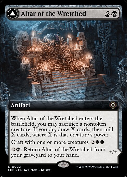 LCC: Altar of the Wretched (Extended Art) (Foil)