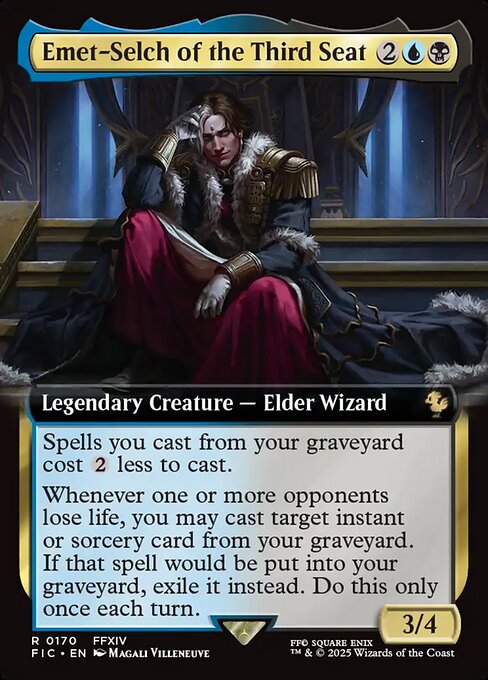 FIC: Emet-Selch of the Third Seat (Extended Art) (Foil)