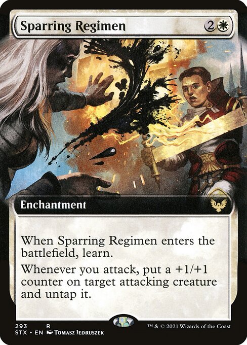 STX: Sparring Regimen (Extended Art) (Foil)