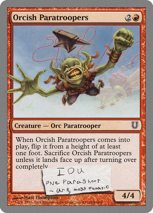 UNH: Orcish Paratroopers (Foil)