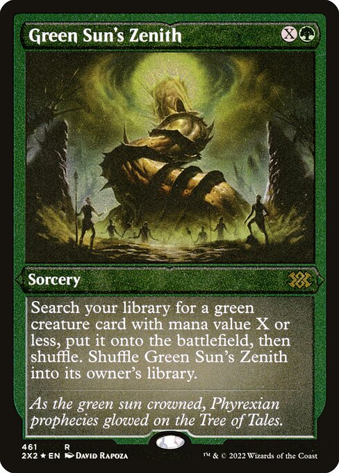 2X2: Green Sun's Zenith (Foil Etched)