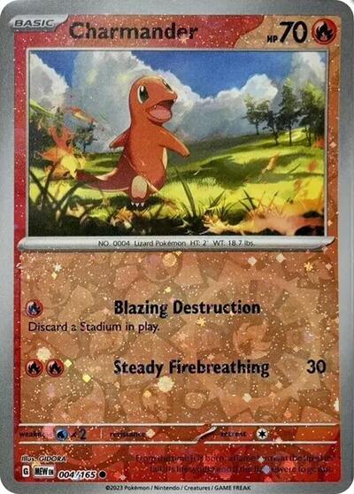 MCAP: Charmander - 004/165 (Reverse Cosmos Holo) (Costco Exclusive) (Holofoil)