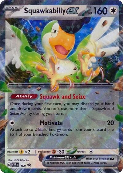 SVP: Squawkabilly ex - 160 (Holofoil)