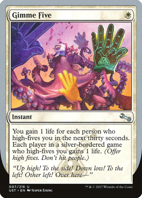 UST: Gimme Five
