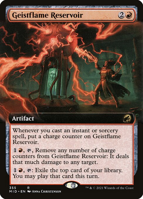 MID: Geistflame Reservoir (Extended Art) (Foil)