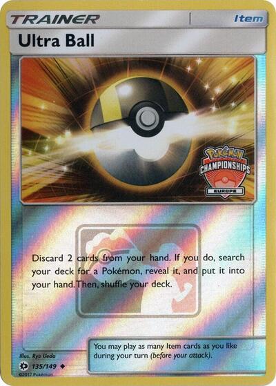 PR: Ultra Ball - 135/149 (Europe Championships) (Reverse Holofoil)