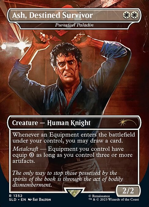 SLD: Ash, Destined Survivor - Puresteel Paladin (Foil)
