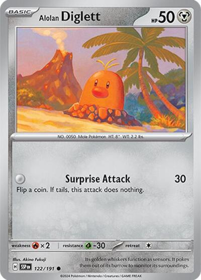 SSP: Alolan Diglett (Reverse Holofoil)
