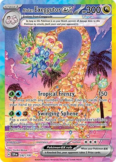 SSP: Alolan Exeggutor ex - 242/191 (Holofoil)