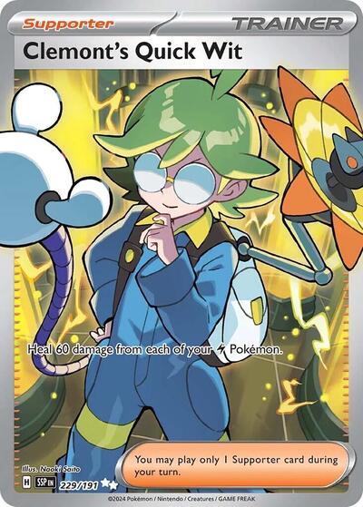 SSP: Clemont's Quick Wit - 229/191 (Holofoil)