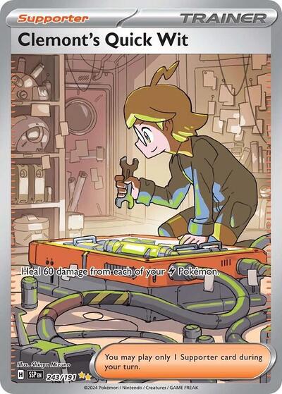 SSP: Clemont's Quick Wit - 243/191 (Holofoil)