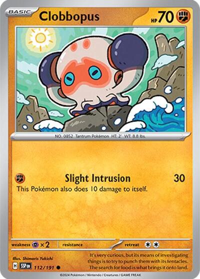 SSP: Clobbopus - 112/191 (Reverse Holofoil)
